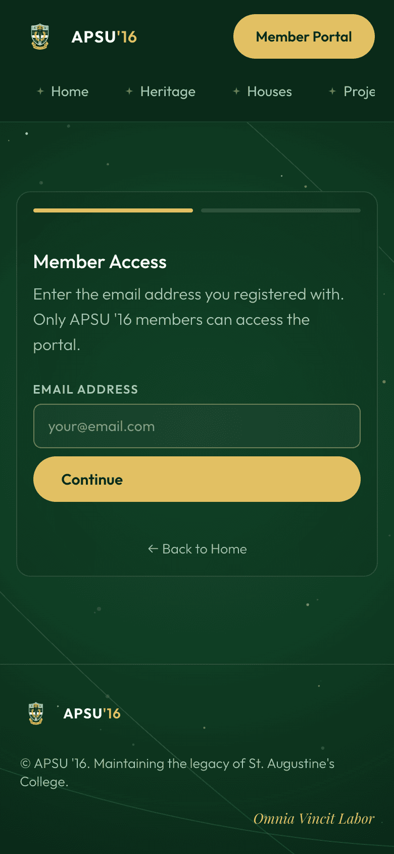 Member sign-in with a one-time code